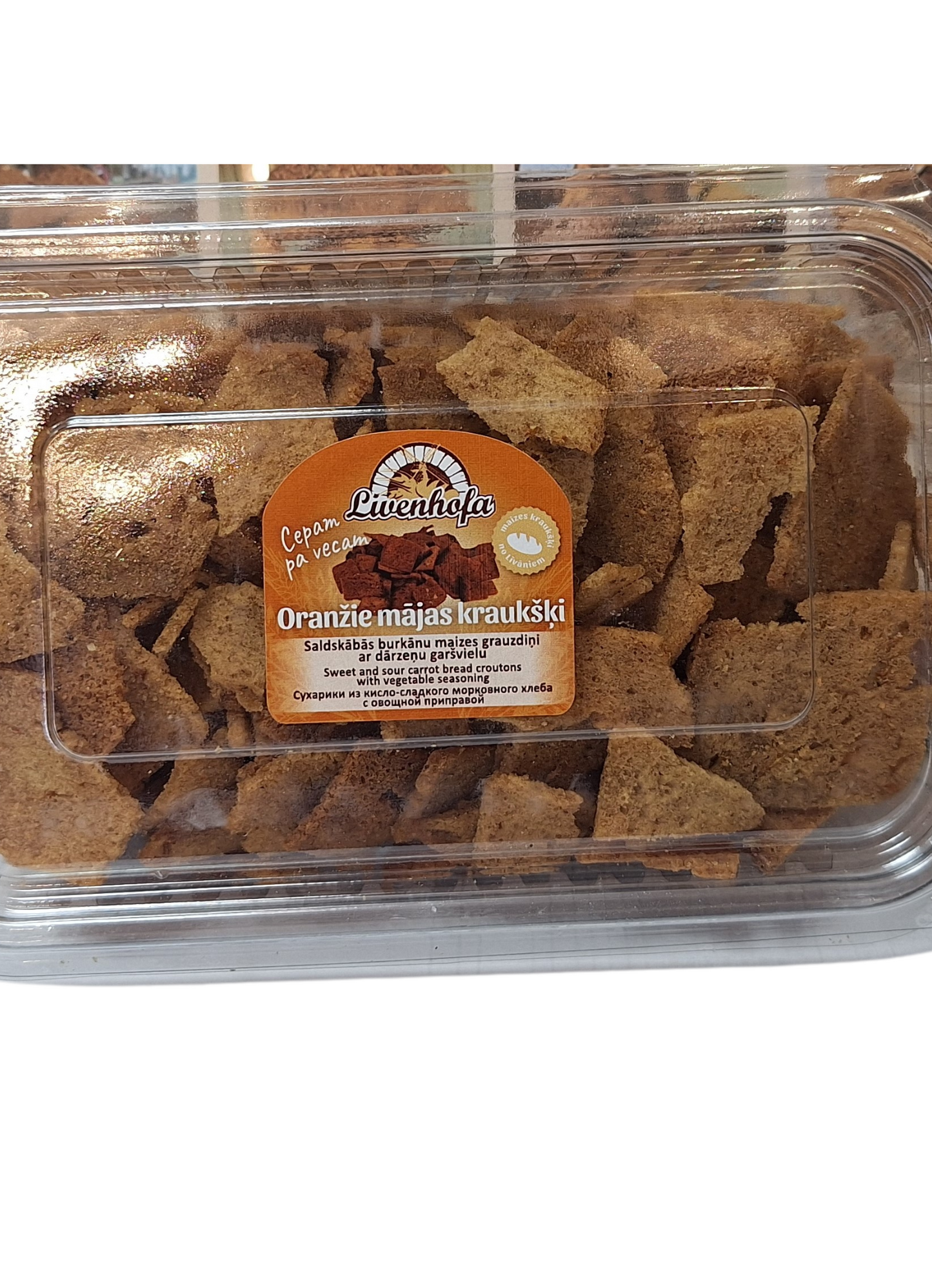 Oranžie mājas kraukšķi (240g)