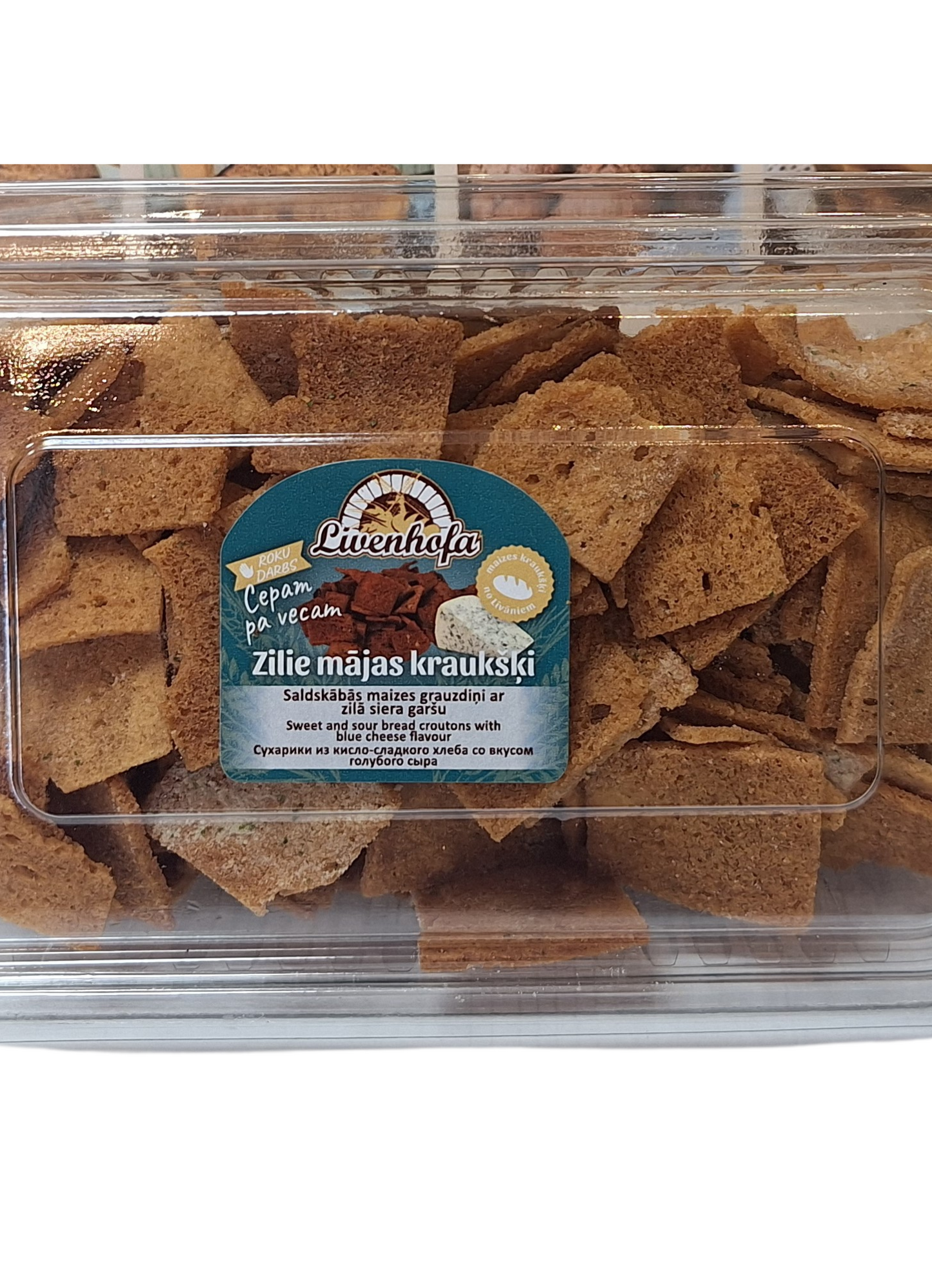 Zilie mājas kraukšķi (240g)