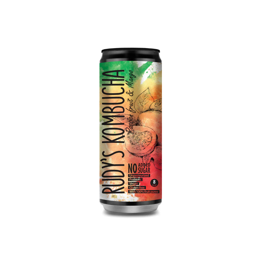 Kombucha -Mango un pasifloru augļi (330 ml)
