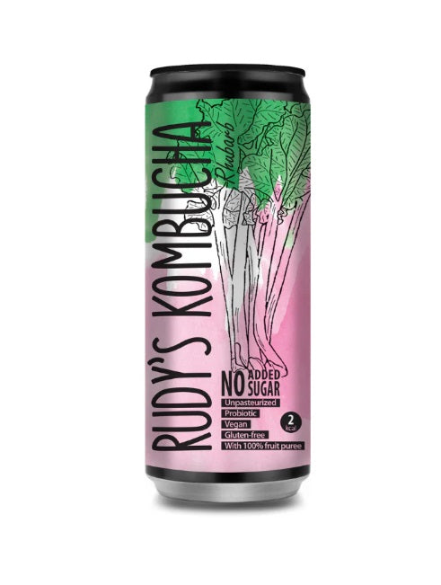 Rudy's kombucha - Rabarberu (330)